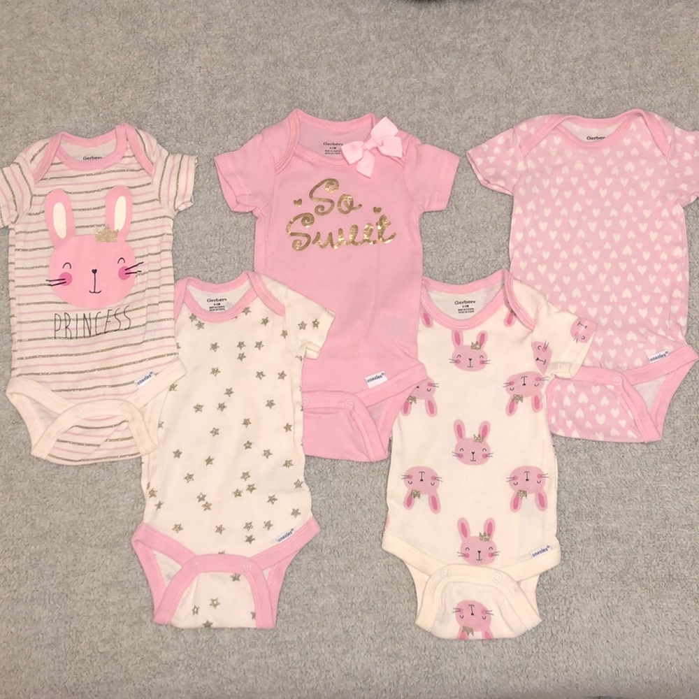 Gerber Baby Girl Onesies